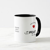 Mug Maman établie promue Maman (Devant droit)
