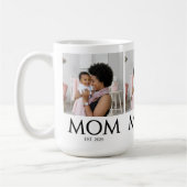 Mug Maman Établit Photo Blanche Caps Classique (Gauche)