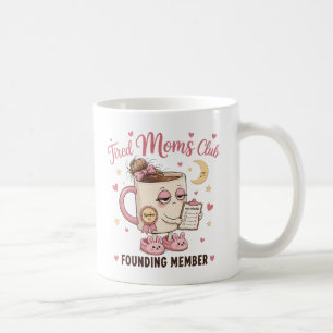 Mug Maman fatiguée chargement svp insérez café drôle m