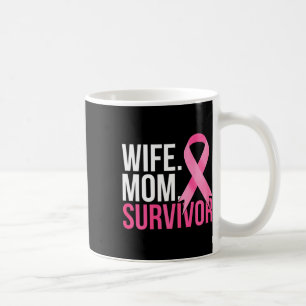 Mug Maman Femme Survivante Sensibilisation au cancer d