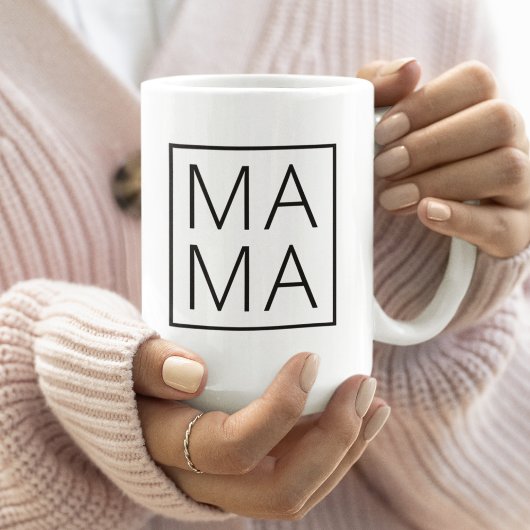 Mug Maman | Fête des mères de maman moderne Stylish Mi