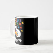 Mug Maman fière de la sensibilisation à l'autisme (Devant gauche)