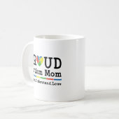 Mug Maman fière de l'autisme (Devant gauche)