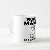 Mug Maman fière d'un Schnauzer (Devant gauche)
