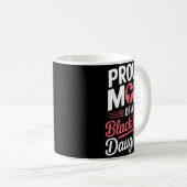 Mug Maman fière d'une fille ceinture noire (Devant droit)