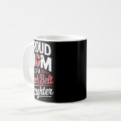 Mug Maman fière d'une fille ceinture noire (Devant gauche)