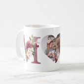 Mug Maman Floral Heart Photo Botanique (Devant gauche)