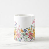 Mug Maman florale de printemps personnalisée (Centre)