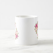 Mug Maman florale rose d'aquarelle (Centre)