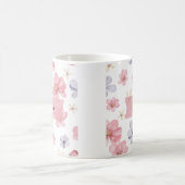 Mug Maman Florale rose et violet (Centre)