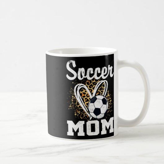 Mug Maman Foot Cœur de Léopard (Droite)