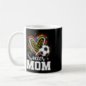 Mug Maman Foot Léopard Cœur Coloré (Gauche)