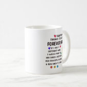 Mug Maman Forever Creme humaine Golden Retriever Mères (Devant droit)