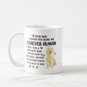 Mug Maman Forever Creme humaine Golden Retriever Mères (Gauche)