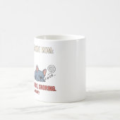 Mug Maman Frenchie Bleue Café Chaos Ronflement Design (Centre)