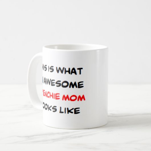 Mug maman frenchie, géniale (Devant gauche)