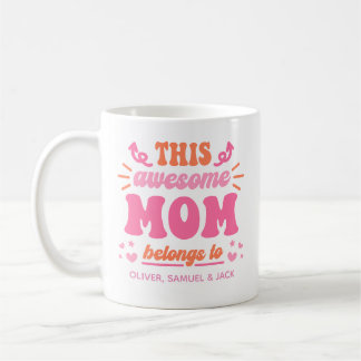 Mug Maman Géniale Rose Orange