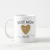 Mug Maman Gift Mothers Day Meilleure maman Gold Partie (Gauche)