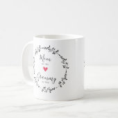 Mug Maman | Grammy Year Est. Cœur (Devant gauche)