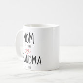 Mug Maman, grand-mère #2, grand-mère du poing, nouveau (Devant gauche)