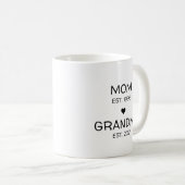 Mug Maman grand-mère Grossesse Faire-part bébé révélat (Devant droit)