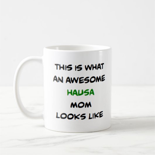 Mug maman hausa formidable (Gauche)