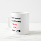 Mug maman hawaii, génial (Devant gauche)