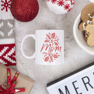 Mug Maman Holly Berry Red Holiday