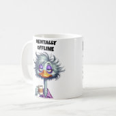 Mug Maman Hors Ligne Mentalement (Devant gauche)