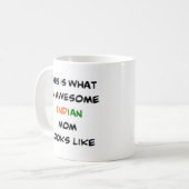 Mug maman indienne, génial (Devant gauche)