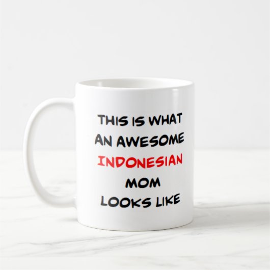 Mug maman indonésienne, géniale (Gauche)
