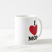 Mug Maman J'aime maman (Devant droit)