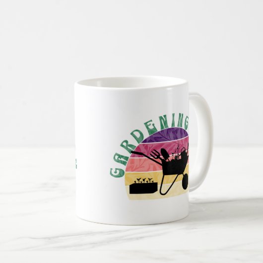 Mug Maman jardinage (Devant droit)
