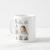 Mug Maman | Je t'aime | Collage de photos (Devant gauche)