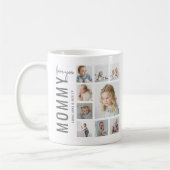 Mug Maman | Je t'aime | Collage de photos (Gauche)