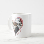 Mug Maman Je t'aime Photo personnalisée (Devant gauche)