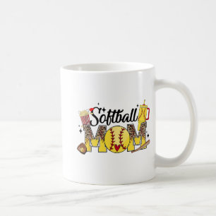 Mug Maman Jeu Vibes Fête des mères Femmes Softball Mam