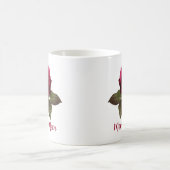 Mug Maman Jolie Avec Rose - Nom Éditable (Centre)