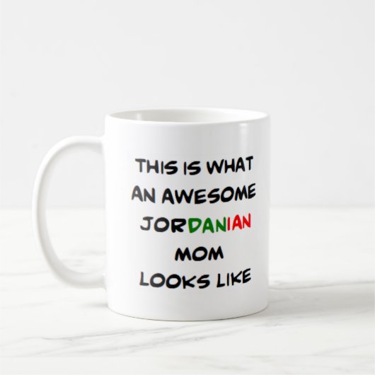 Mug maman jordanienne, génial (Gauche)