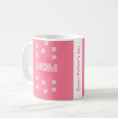 Mug Maman - Joyeuse journée de la mère rose (Devant gauche)