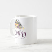 Mug Maman Kids nomme la fête des mères florales (Devant gauche)