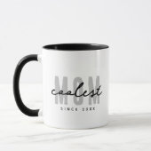 Mug Maman la plus cool depuis 20XX Moderne Simple Prep (Gauche)
