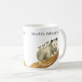 Mug Maman la plus folle du monde ! Opossum et bébés (Devant droit)