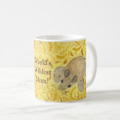 Mug Maman la plus folle du monde ! Souris et bébés (Devant droit)