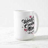 Mug Maman la plus froide du monde - Café classique de  (Devant droit)