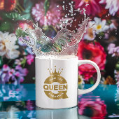 Mug Maman La Reine Or Typographie créative