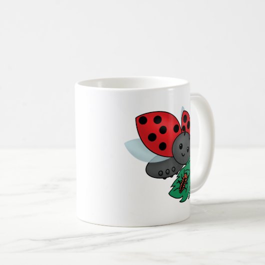 Mug Maman Ladybug avec Larvae (Devant droit)