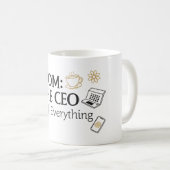 Mug Maman : Le PDG de Everything Funny (Devant droit)