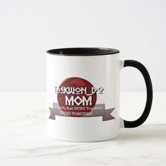 MUG MAMAN LE TAEKWONDO DE TKD (Droite)