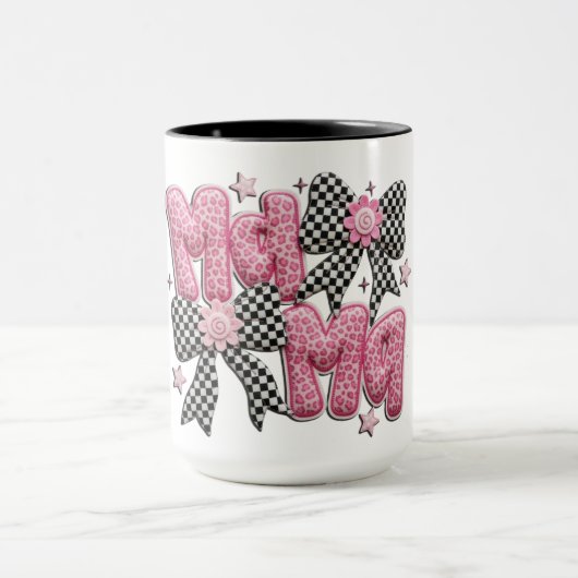 Mug Maman Léopard Rose (Centre)